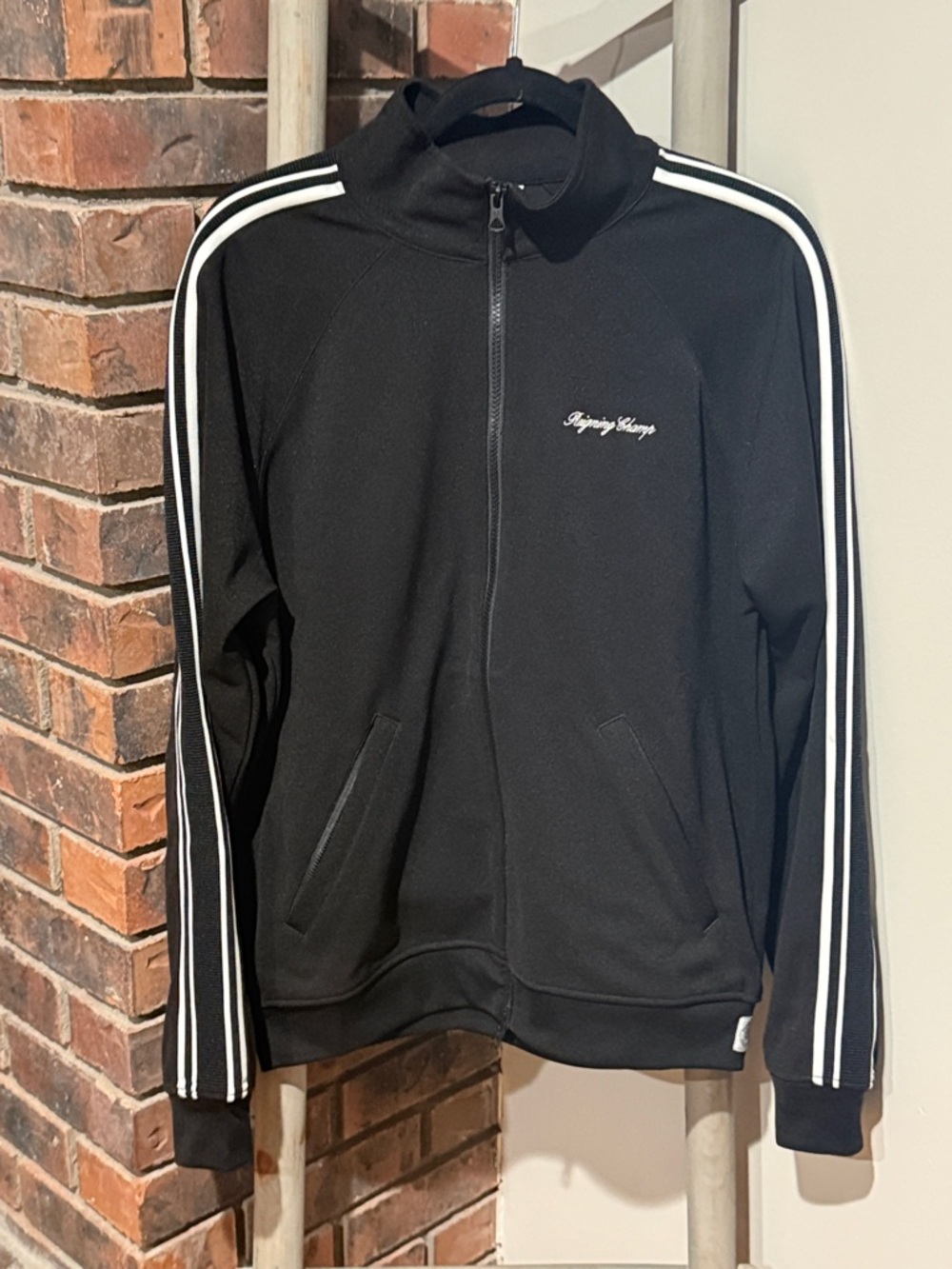 Reigning Champ Black Track Jacket – Men’s M – Premium Athletic Zip Up